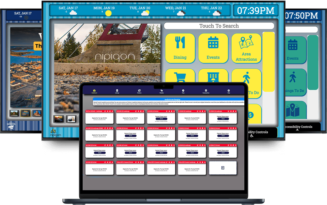 Qwick Interactive on multiple screens